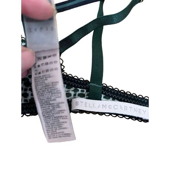 STELLA McCARTNEY Intimates Black Lace Bra Green Cup Underwire S230-255 32C NWOT - Picture 7 of 11